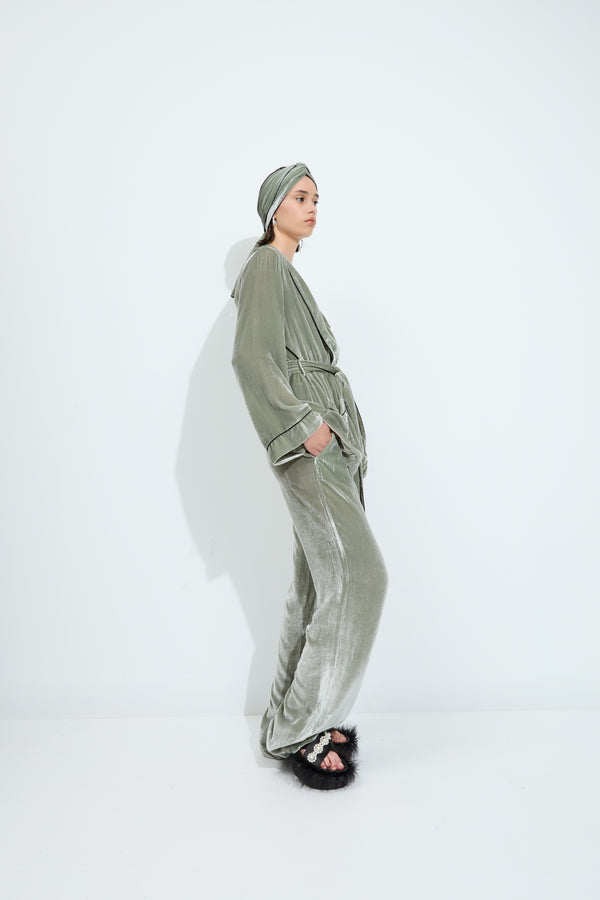 Sleeping With Jacques BON VIVANT ROBE SAGE