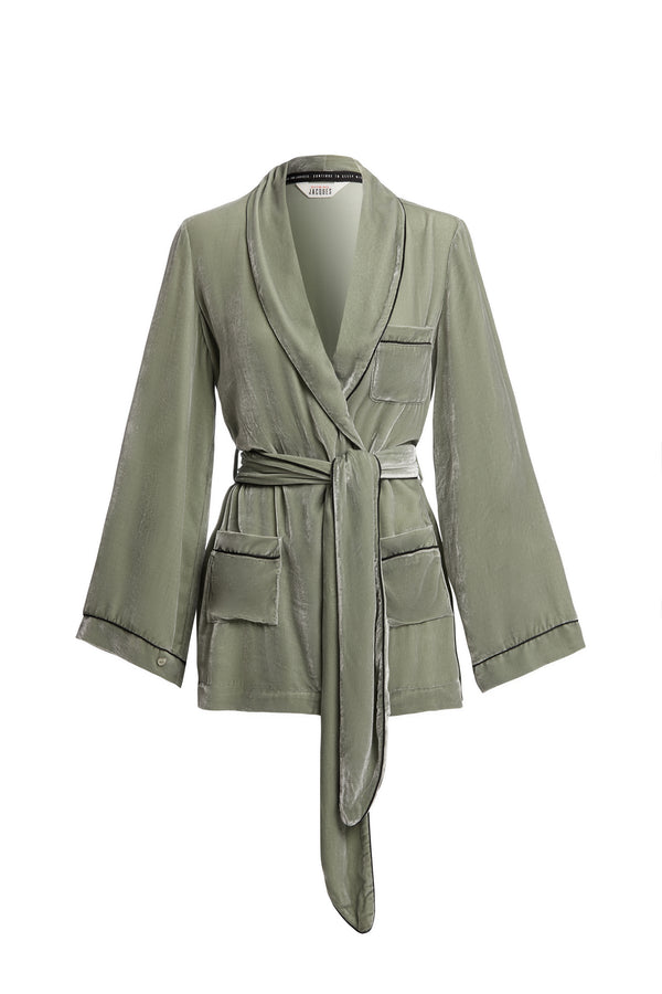 sleeping with jacques BON VIVANT ROBE SAGE