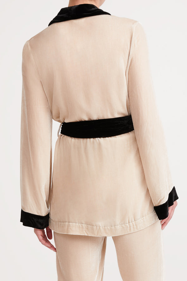 Sleeping With Jacques BON VIVANT ROBE SAND