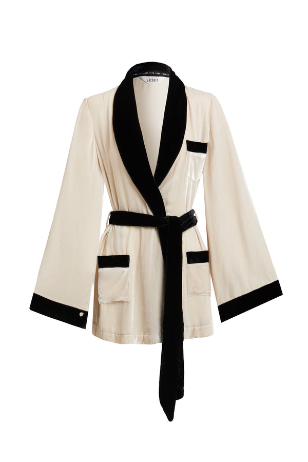 sleeping with jacques BON VIVANT ROBE SAND