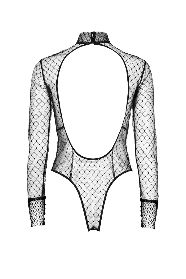 Sleeping With Jacques CAMILLE BODYSUIT BLACK