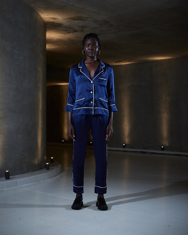 sleeping with jacques CLASSIC SET INDIGO BLUE