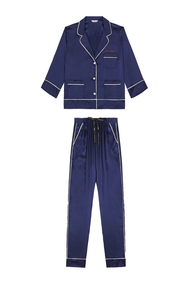 sleeping with jacques CLASSIC SET NAVY