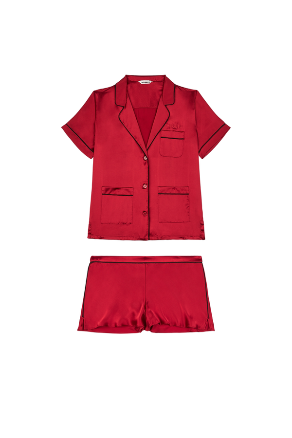 sleeping with jacques DILETTANTE SET JOY RED