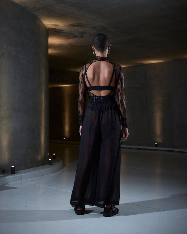 Sleeping With Jacques FRANCINE BODYSUIT BLACK