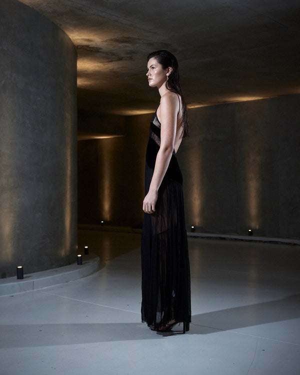 Sleeping With Jacques FRANCINE MAXI DRESS BLACK