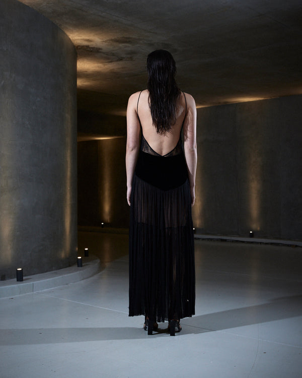 Sleeping With Jacques FRANCINE MAXI DRESS BLACK