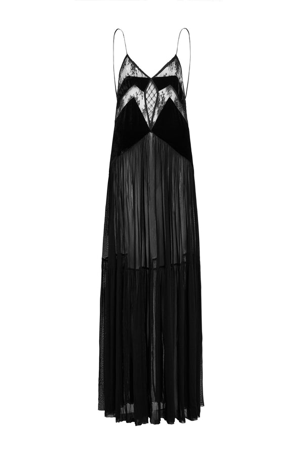 Sleeping With Jacques FRANCINE MAXI DRESS BLACK