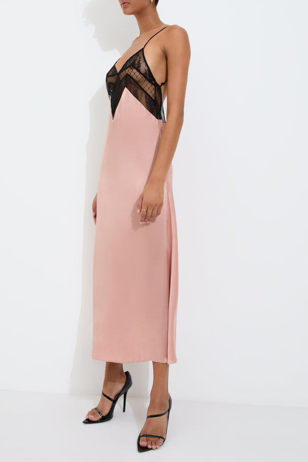 Sleeping With Jacques FRANCINE SLIP DRESS NUDE