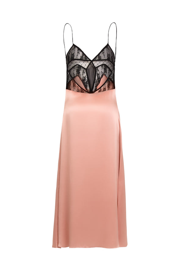 Sleeping With Jacques FRANCINE SLIP DRESS NUDE