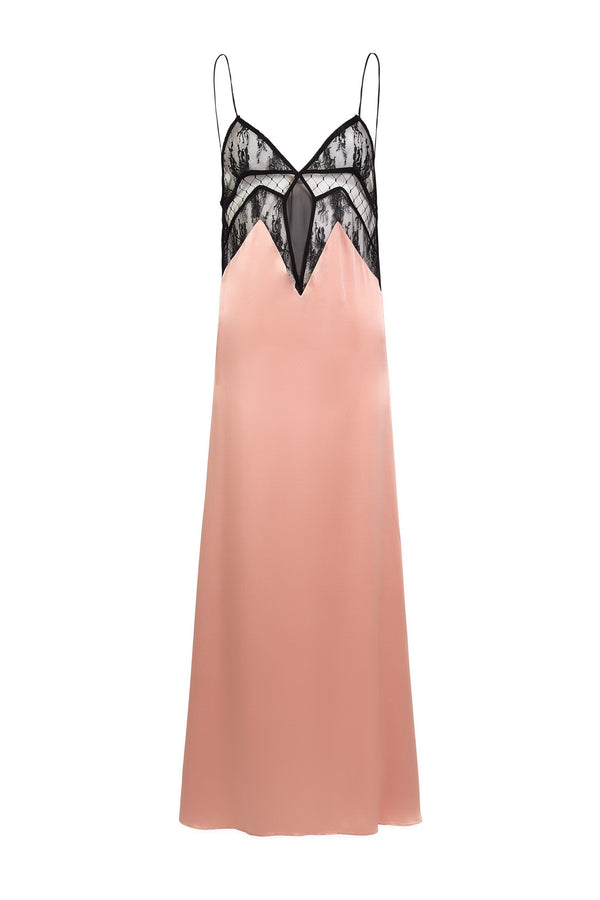 sleeping with jacques FRANCINE SLIP DRESS NUDE