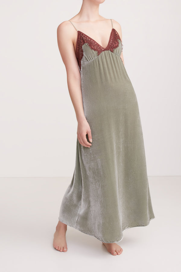 Sleeping With Jacques FREYA SLIP SAGE