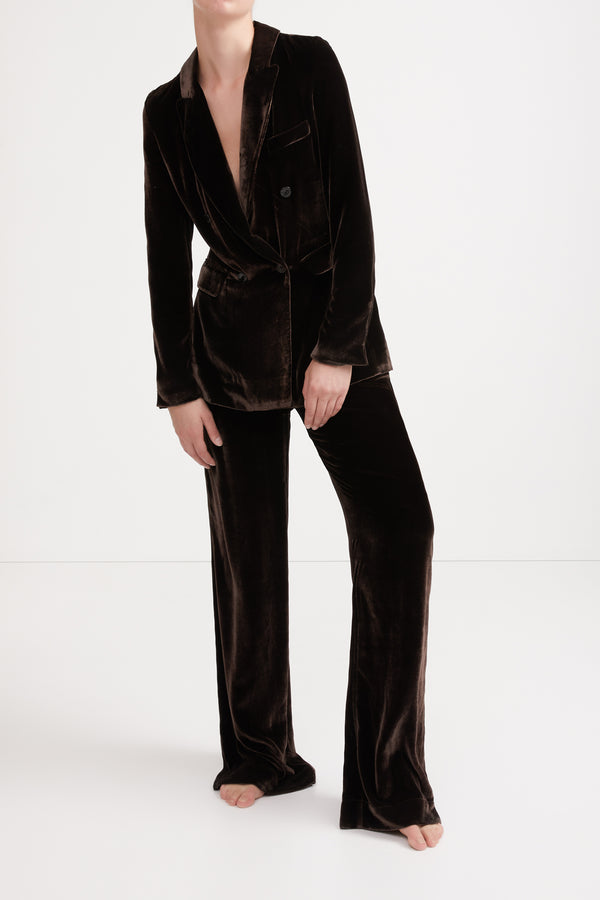 Sleeping With Jacques JANE BOND BLAZER CHOCOLATE