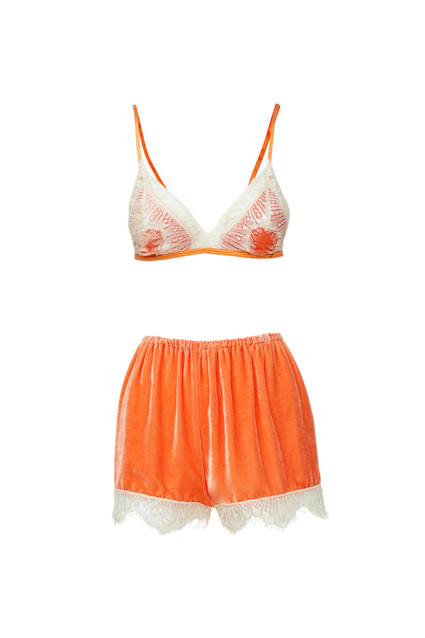 sleeping with jacques JULIA MATCHING SET PEACH