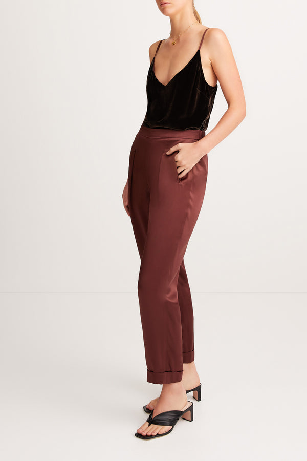 Sleeping With Jacques LENNY PANT CHOCOLATE