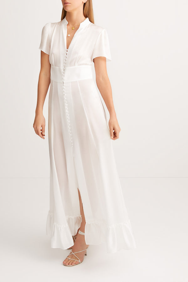 Sleeping With Jacques MANDY DRESS WHITE