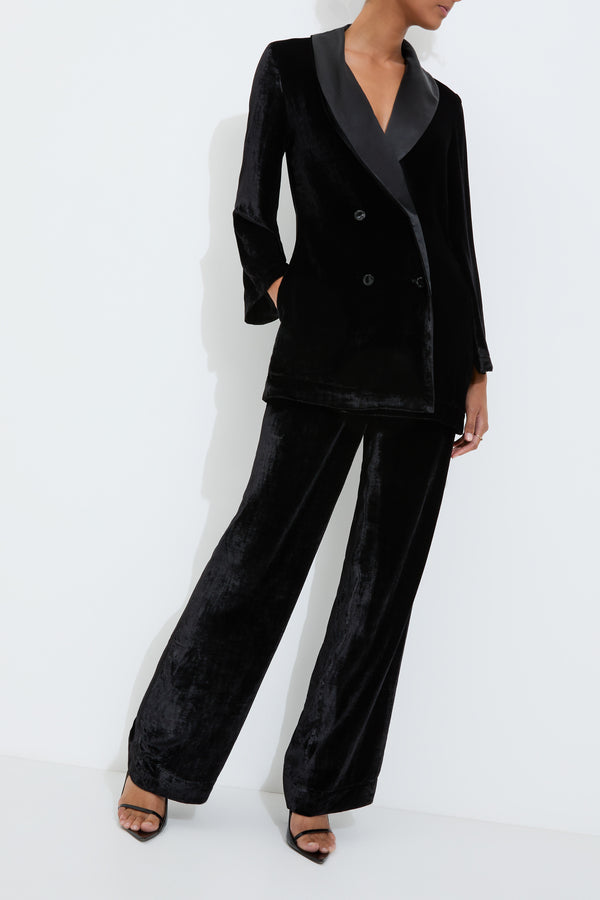 Sleeping With Jacques MARAIS TUXEDO JACKET BLACK