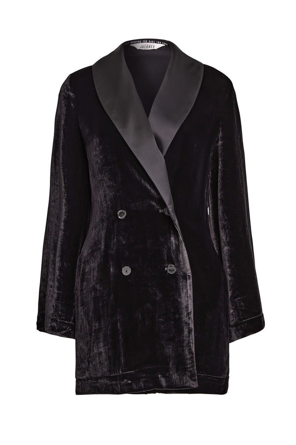 sleeping with jacques MARAIS TUXEDO JACKET BLACK