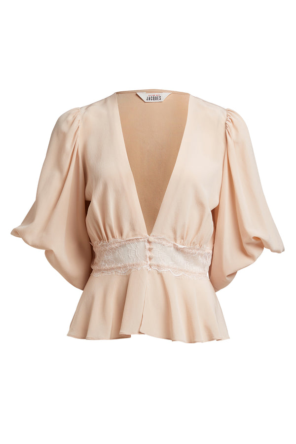sleeping with jacques OSIRIS BLOUSE DUSTY ROSE