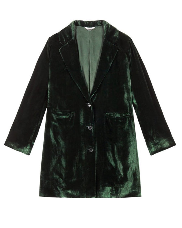 sleeping with jacques SHIRLEY COAT EMERALD