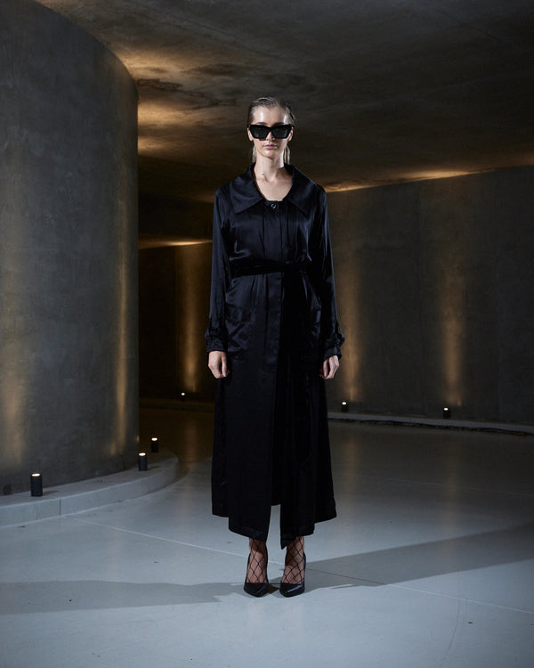 sleeping with jacques SOCRATES COAT BLACK