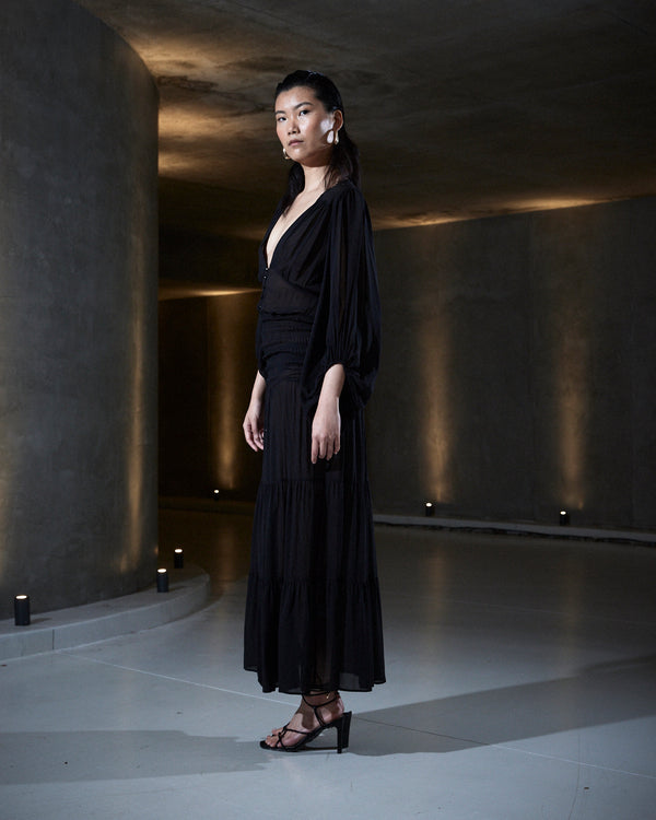 Sleeping With Jacques SOFIA DRESS BLACK