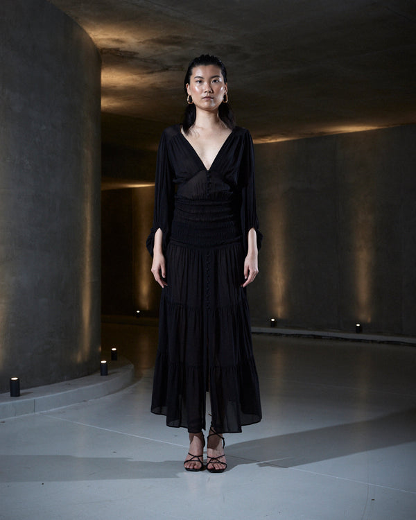 sleeping with jacques SOFIA DRESS BLACK