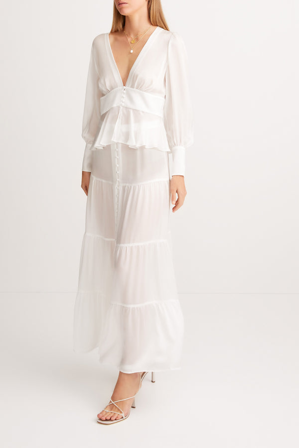 Sleeping With Jacques SYLVIA BLOUSE WHITE