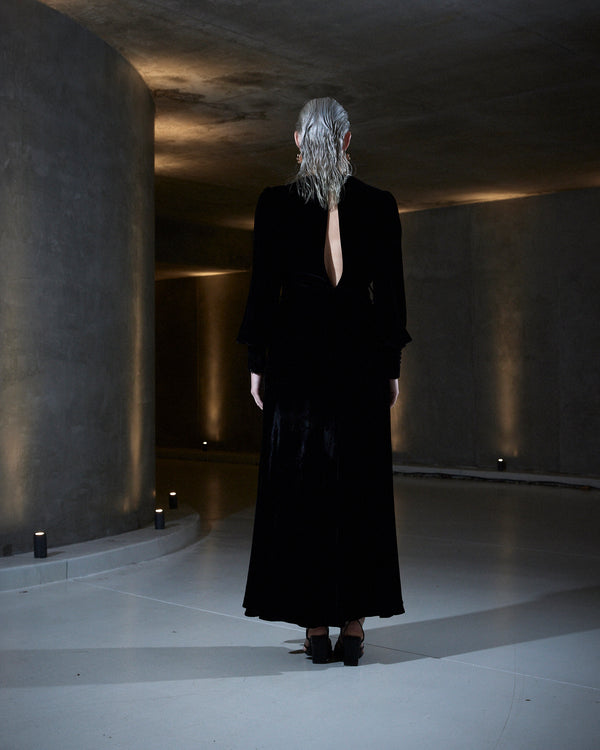 Sleeping With Jacques SYLVIA DRESS BLACK