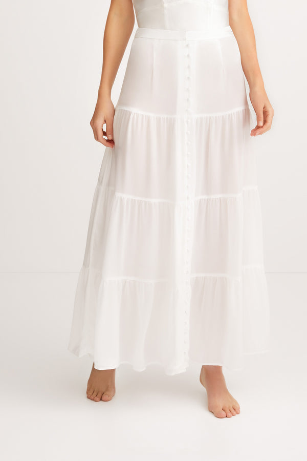 Sleeping With Jacques SYLVIA SKIRT WHITE
