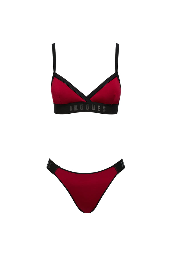 sleeping with jacques TREASURES SET RED WITH BLACK