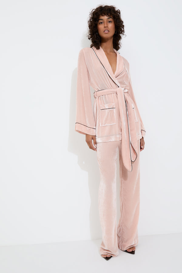 Sleeping With Jacques VELVET BOTTOM DUSTY ROSE