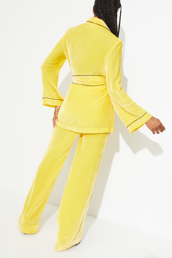 Sleeping With Jacques VELVET BOTTOM MIMOSA YELLOW