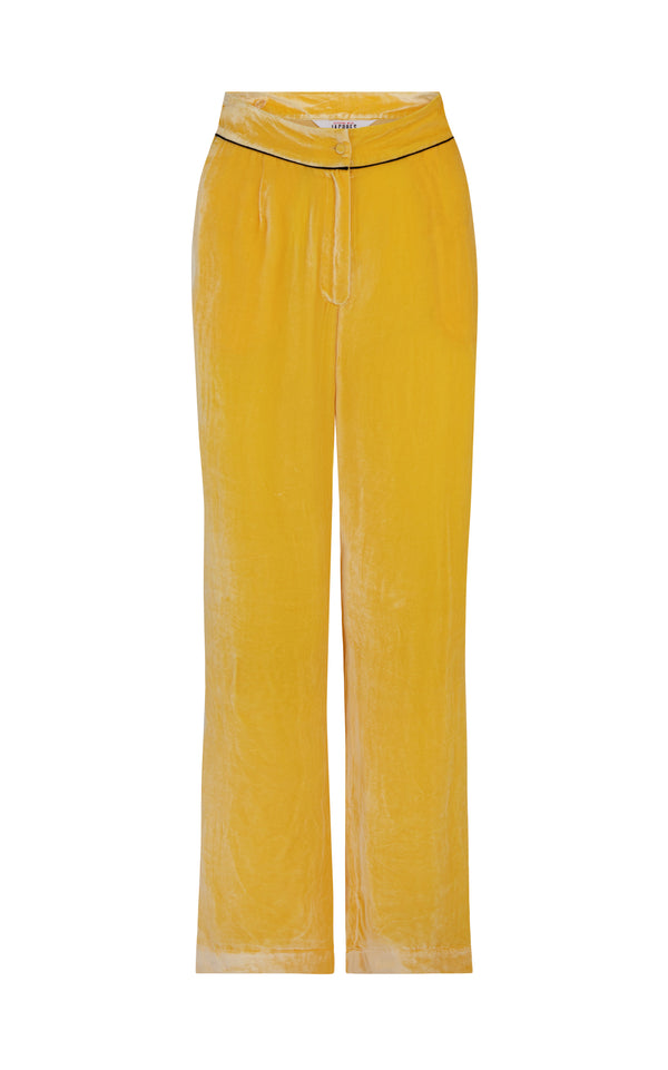 sleeping with jacques VELVET BOTTOM MIMOSA YELLOW
