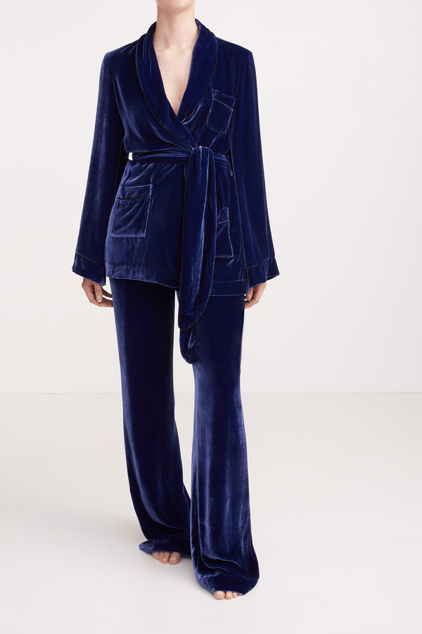 Sleeping With Jacques VELVET BOTTOMS BLUE DEPTHS