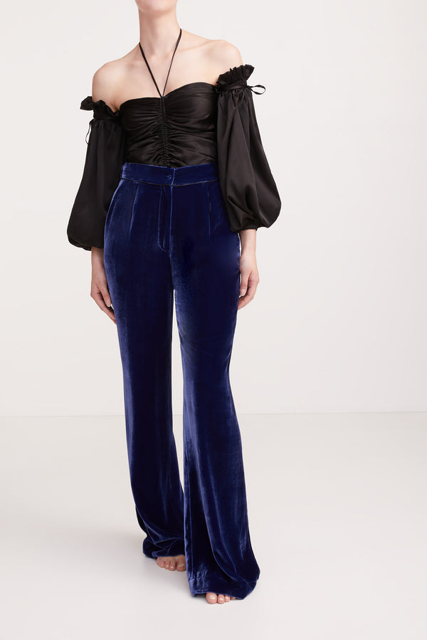 Sleeping With Jacques VELVET BOTTOMS BLUE DEPTHS