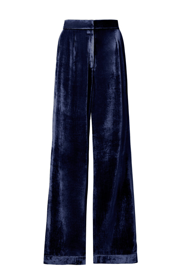 sleeping with jacques VELVET BOTTOMS BLUE DEPTHS