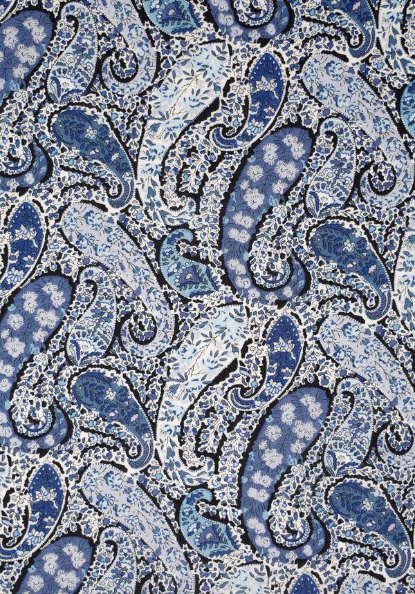 Sleepy Jones Henry Pajama Set In Blue Liberty Bourton