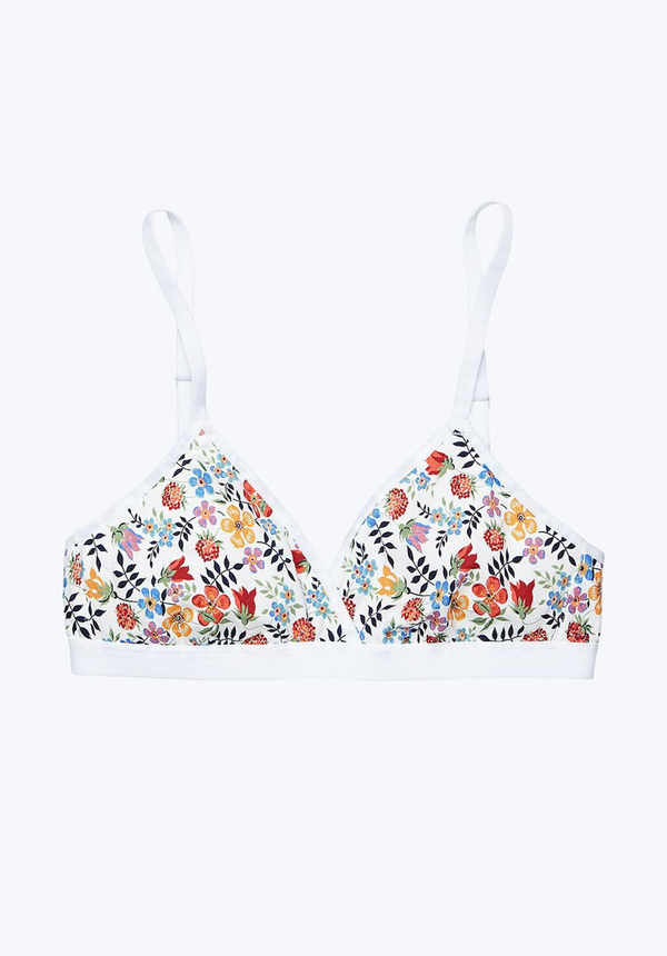 sleepy jones Liberty Hepworth Triangle Bra in Edenham Floral