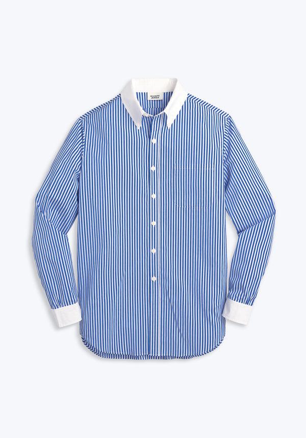 sleepy jones Penn Shirt in Colorblock Bengal Stripe