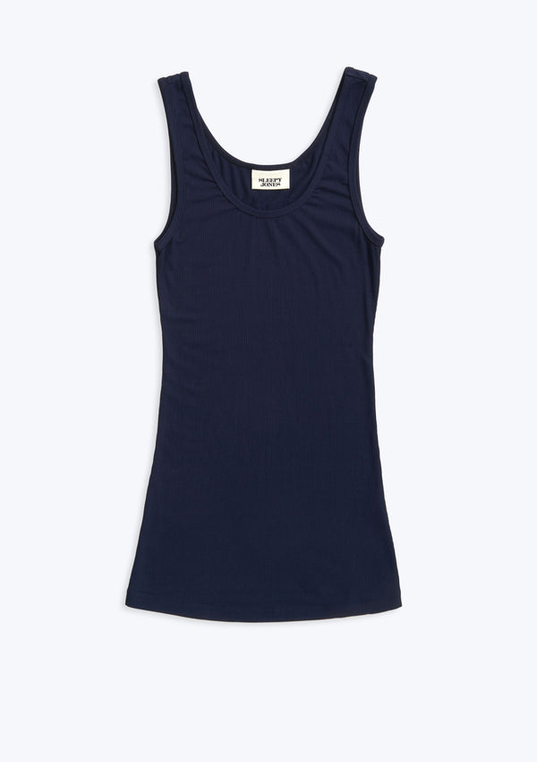 sleepy jones Alex Tank Top in Navy