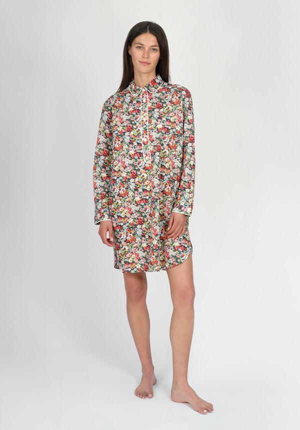 Sleepy Jones Elsa Night Shirt In Liberty Thorpe