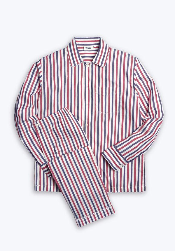 sleepy jones Henry Pajama Set in Americana Stripe