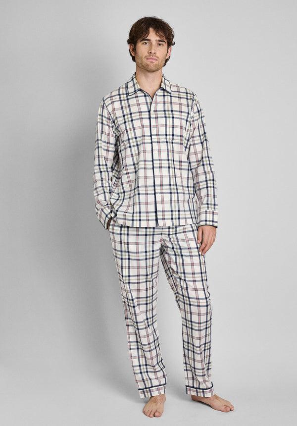 Sleepy Jones Henry Pajama Set In Madras Plaid