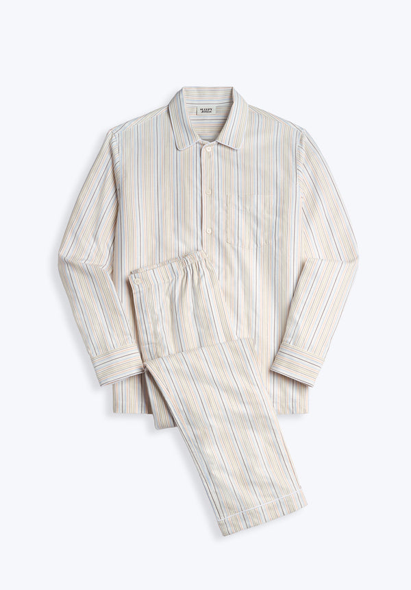 sleepy jones Henry Pajama Set in Twill Stripe