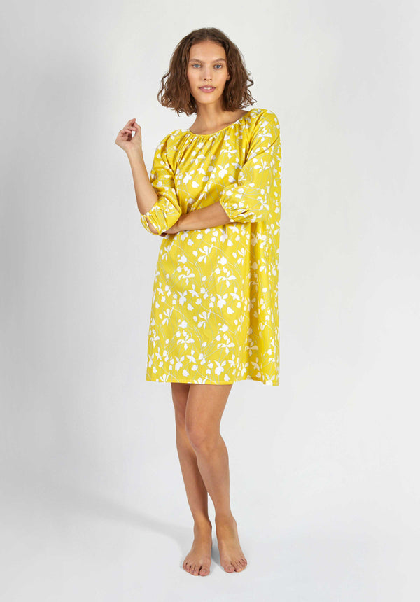 Sleepy Jones Lily Night Dress In Sunshine Floral