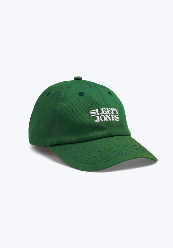 sleepy jones Sleepy Jones Logo Baseball Hat in Green