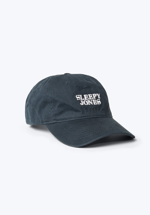sleepy jones Sleepy Jones Logo Baseball Hat in Navy