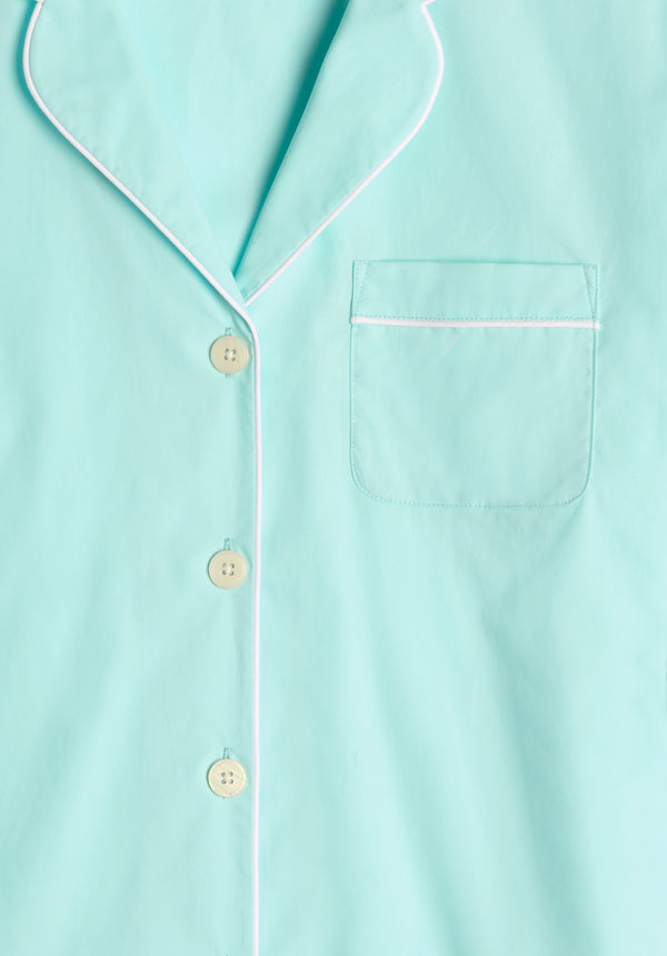 Sleepy Jones Marina Pajama Set In Bonaire Blue