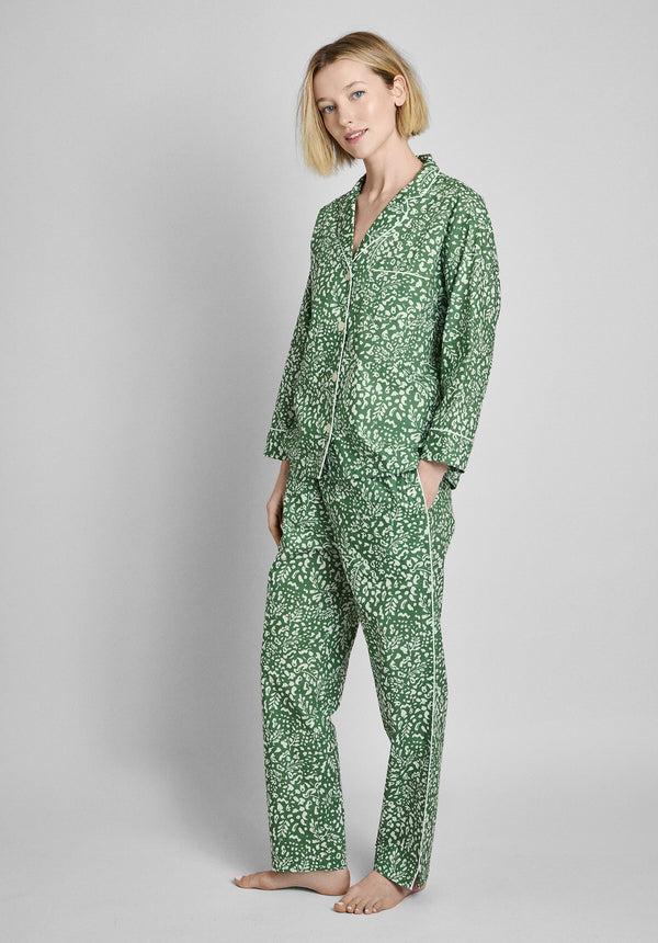 Sleepy Jones Marina Pajama Set In Canopy